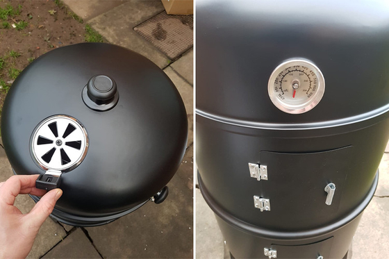 Modern Corten Çelik Paslı Kamp Barbekü Izgara Odun Yanan Açık Havada Yemek