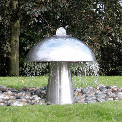 H250cm Küre Bahçe Ayna Heykel Metal Modern Heykel Dış Mekan