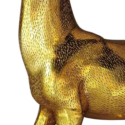 Gnee Garden 8mm Kalın Bronz Geyik Heykelleri İnce Detaylar ile Bahçe Dekorasyonu