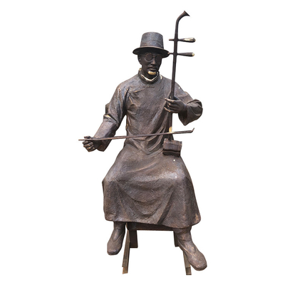 Gnee Garden 200cm Antik Bronz Bahçe Heykelleri Geleneksel Tasarımlı
