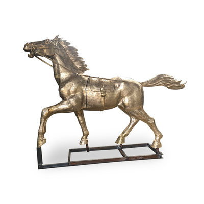 SGS Standart H140cm Açık Bronz Heykel, Bronz At Bahçesi Heykeli